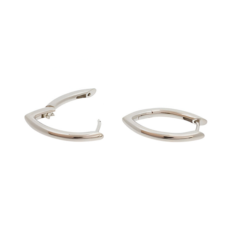 203.110_Earrings, Oval, Sterling silver Korvakorut, Ovaali, 925 hopea - Image 1