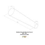 Keskikokoinen rannekorupinna, pyöreä 40-70 mm - Image 2