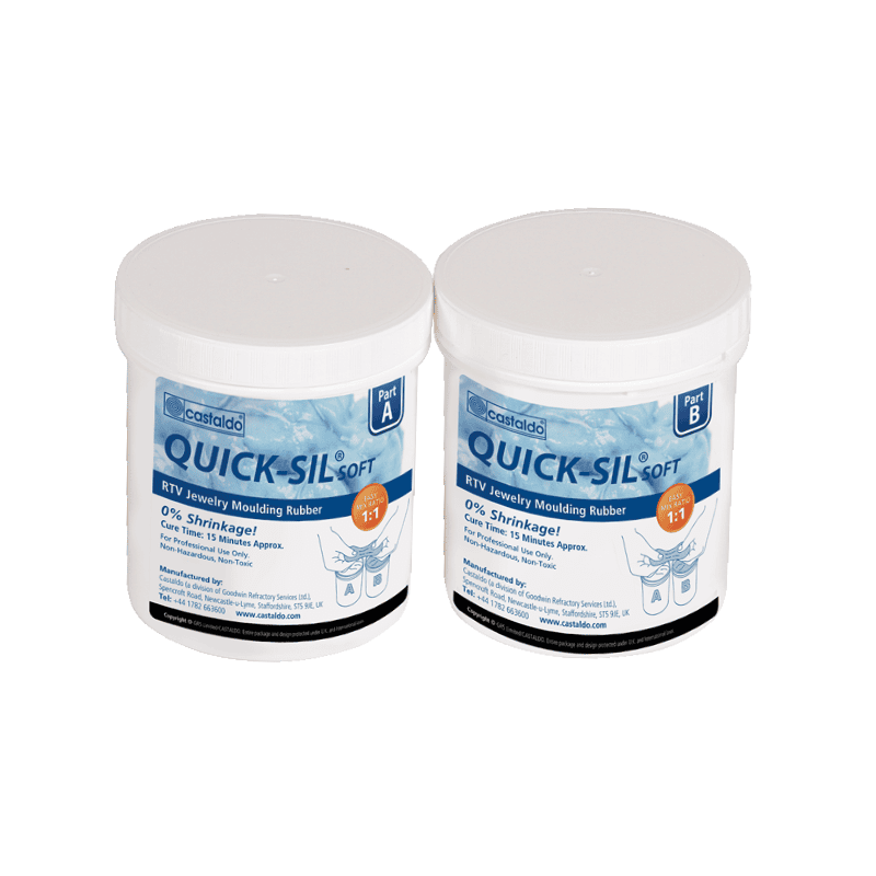 Quicksil Soft koruvalumuotti kumivalu Castaldo