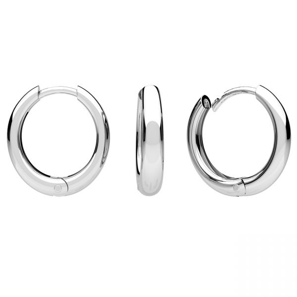 hoop-leverback-earrings-streling-silver-925-15x165-mm Kehäkoukku korvakorut, 925 hopea – 15x16,5 mm - Image 1
