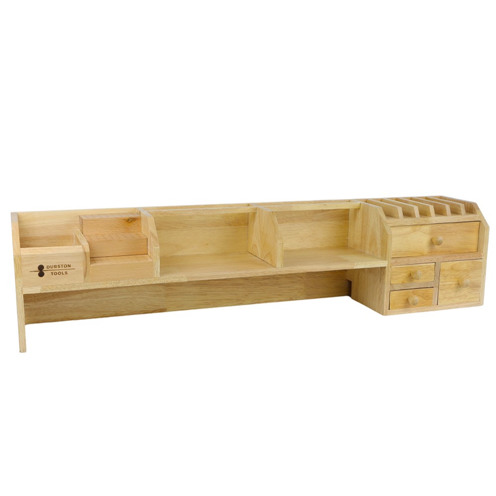 Solid hardwood tool organiser large durston tools 2053 Solid hardwood tool organiser large durston tools 2053