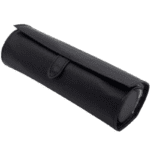 No. 904 Jewellery Case - Black / Grey Velour Interior - Image 5