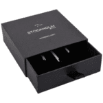 Stockholm ECO Korurasia rannekorulle - Musta Buckram-pahvi / Musta vaahtomuovi - Image 2