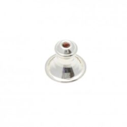 Korvakorun silikonitausta sterlinghopea 925 earnut