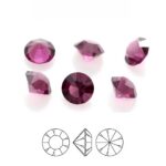 Amethyst purple synthetic cubic zirconia preciosa crystal