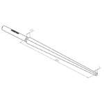 Neliönmuotoinen sormuspinna 4mm – 10mm - Image 2