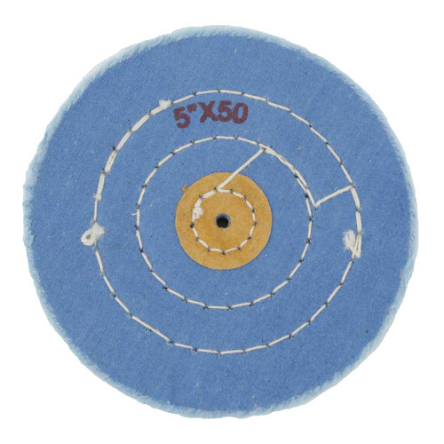 17.511 Sininen Musliinikiillotuspyörä, 125 mm (5″) x 50 kerros Grobet - Image 1