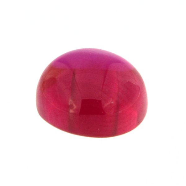 Synthetic ruby Synteettinen rubiini kabokon 10,0mm - Image 1