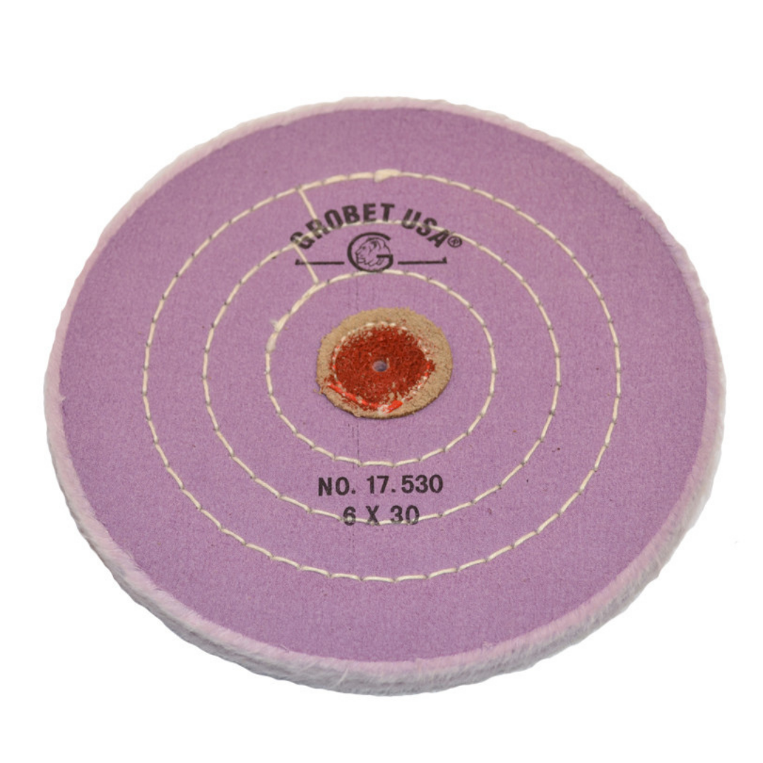 Grobet Berry Muslin Buff 6x30, 150mm Grobet Berry Musliinikiillotuspyörä 17.530 - Image 1