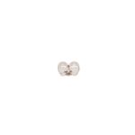 White gold friction ear nuts, earring back