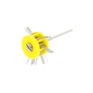 Wire texture brush yellow