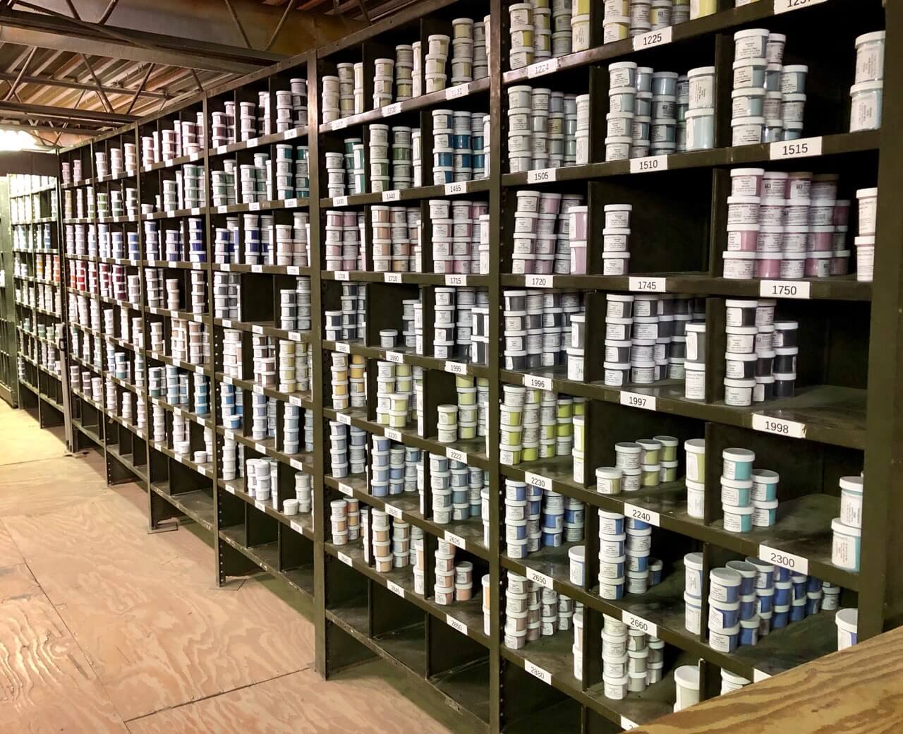 Thompson enamel warehouse