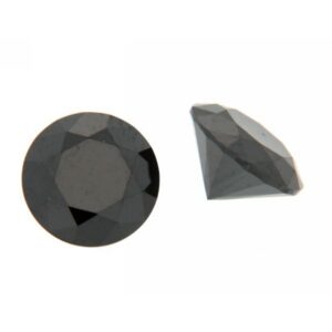 Cubic ZIRCONIA BLACK ROUND