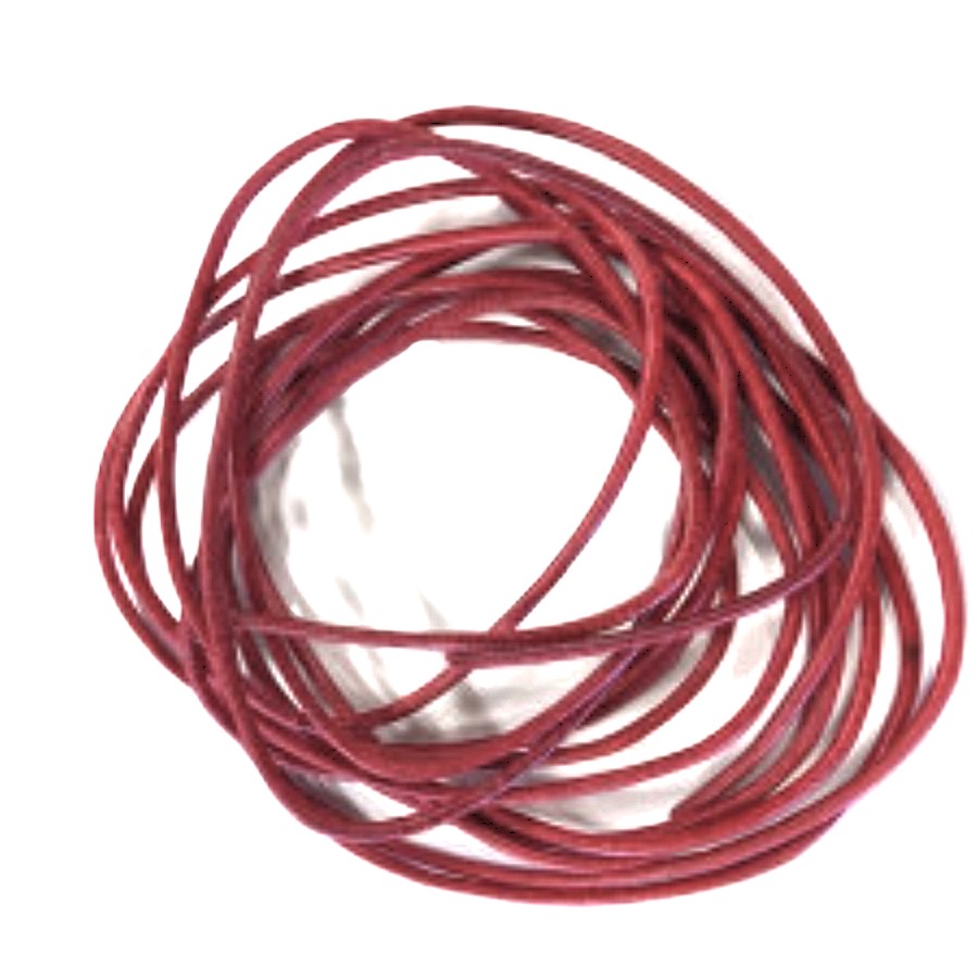 red-leather-thread 630-11 Nahkanauha 1,5 mm Punainen - Image 1