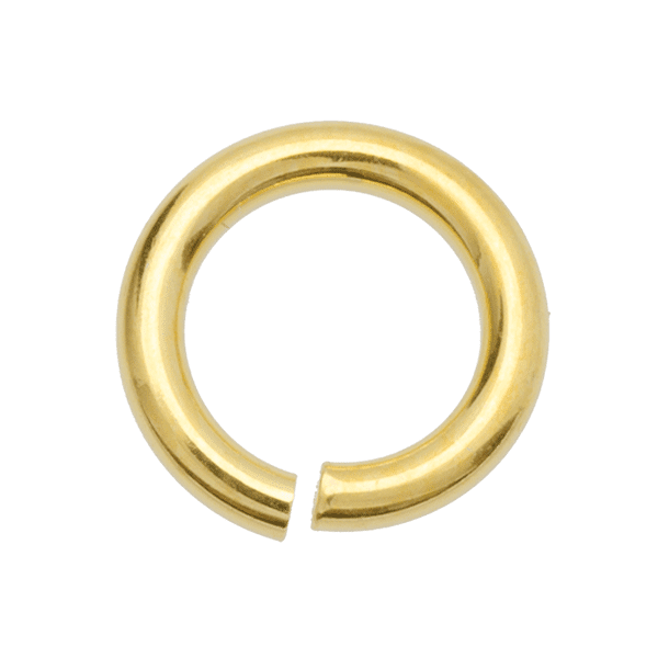 103.2504 Yhdistävä Rengas 6,0mm, kulta 585 (14k), 0.17g - Image 1