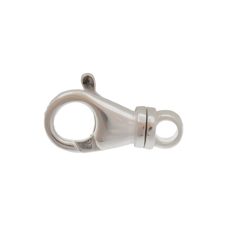 203.1462S_carabiner, sterling silver, 14mm Karabiinihaka 14mm hopea 925 - Image 1