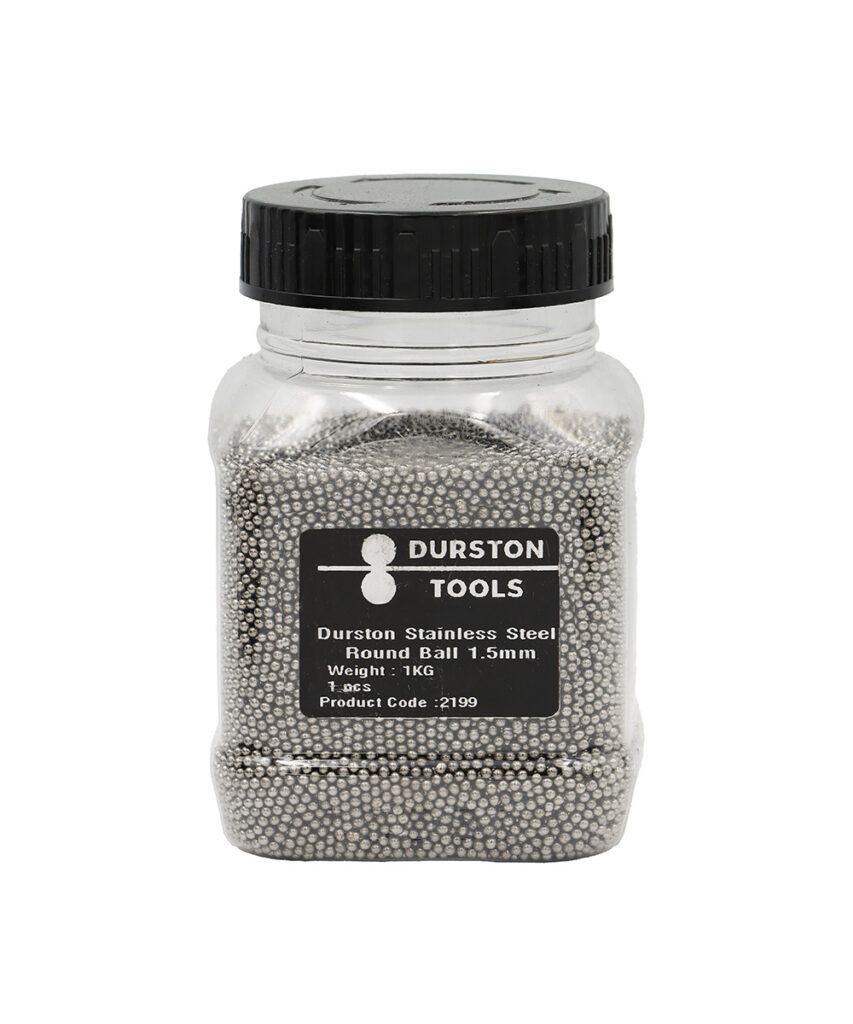 Ruostumaton teräs 1,5 mm pyöreä kuulapuhdistus 1 kg Durston