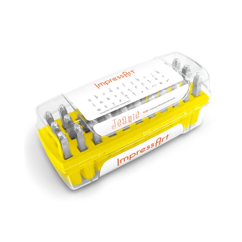 Impressart jeanie lowercase 4 mm Impressart jeanie lowercase 4 mm
