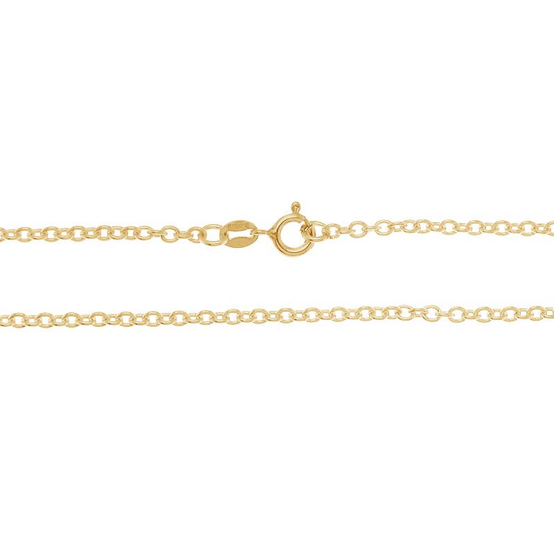 gold plated anchor chain sterling silver925-a-060-50-cm gold plated anchor chain sterling silver925-a-060-50-cm