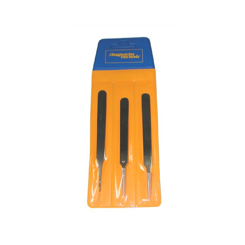 4116.111 Valikoima pinsettejä antimagnettisena 3 kpl Assortment tweezers antimagnetic 3pcs augusta