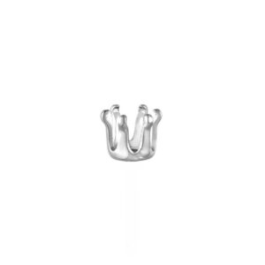 3mm kiviistutus 6 piikkia sterling hopea 925