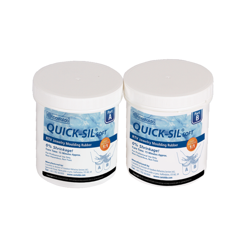 Quicksil Soft jewellery moulding rubber castaldo