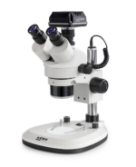 Stereo Zoom Mikroskooppi, Trinokulaari, Greenough. 0,7-4,5×. HWF 10×20. 3W LED, KERN - Kuva 3