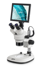 Stereo Zoom Mikroskooppi, Trinokulaari, Greenough. 0,7-4,5×. HWF 10×20. 3W LED, KERN - Kuva 2