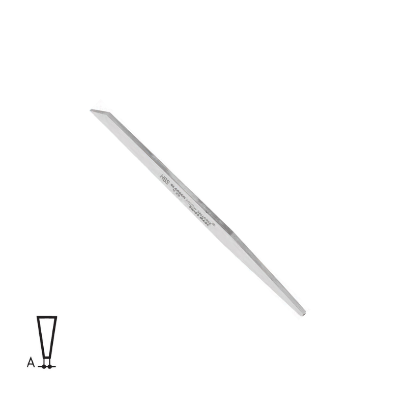 LO0401 Vallorbe HSS Graver, flat LO0401 Vallorbe HSS Graver, flat